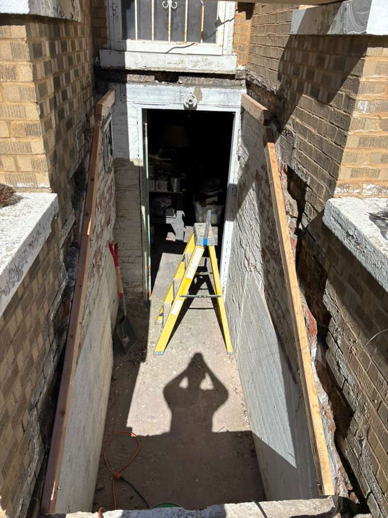 Front step rebuild, stage 4 of 12 — Chicago, IL