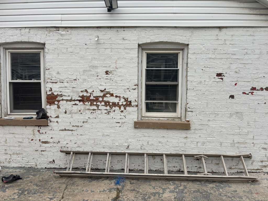 Backyard before stamped concrete patio — Chicago, IL