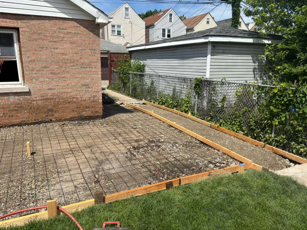 Stamped patio installation, stage 7 — Chicago, IL