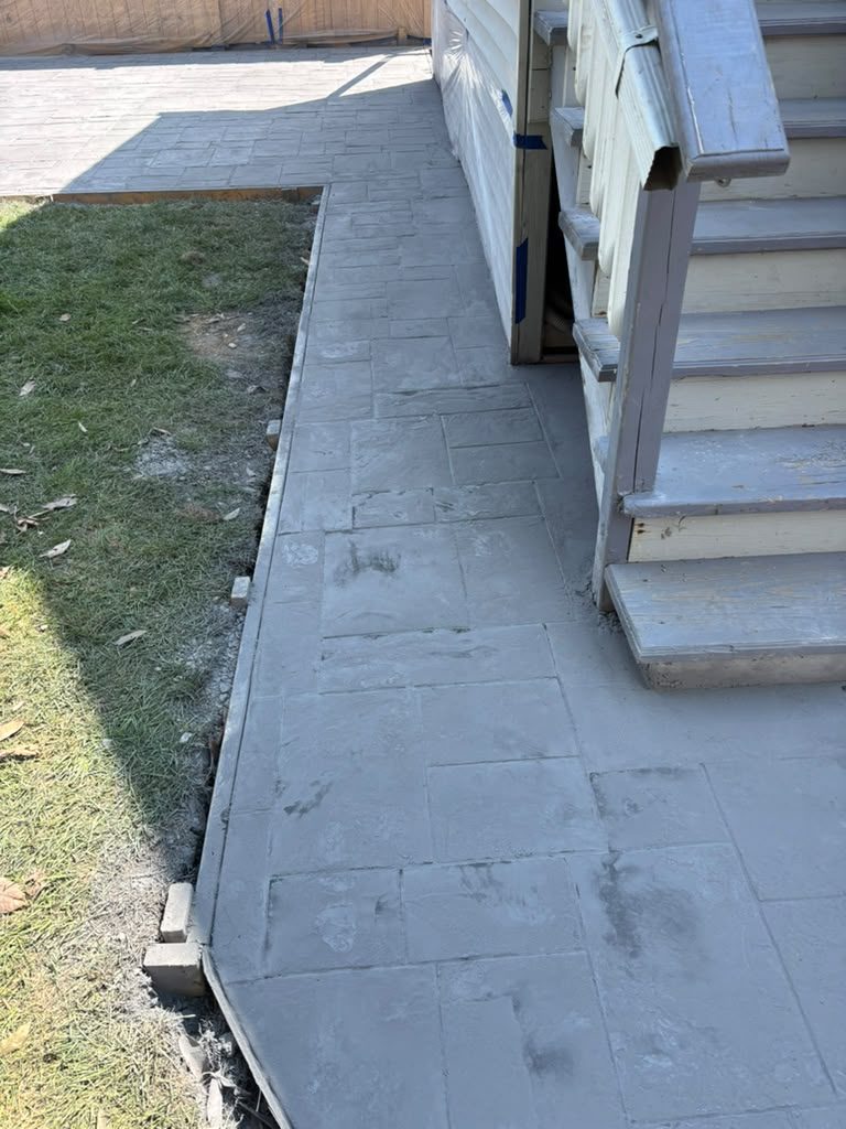 Backyard walkway build, stage 9 of 12 — Chicago, IL